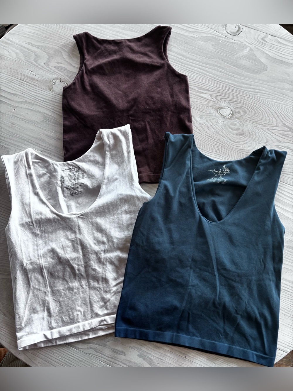 Free People Intimately Camis Set Of 3 Size M/L